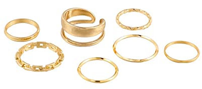 ZCCZJS Bohemian Geometrische Ringe Set Für Frauen Vintage Stern Mond Blume Knuckle Finger Ring Frauen Mädchen Mode Schmuck Geschenk