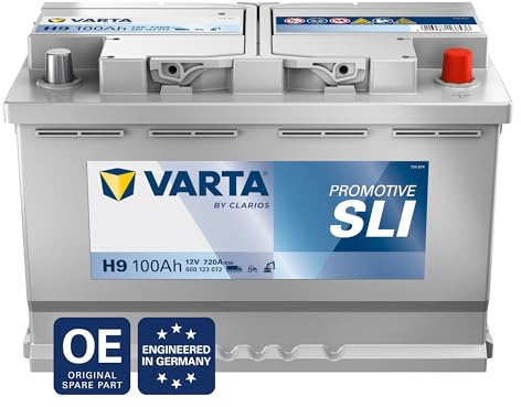 VARTA ProMotive SLI (H9) 12V 100Ah 720A - Robuste Nassbatterie für Nutzfahrzeuge vibrationsresistent - Starterbatterie KFZ mit hohem Energiebedarf - Bleisäurebatterie mit zuverlässiger Startkraft