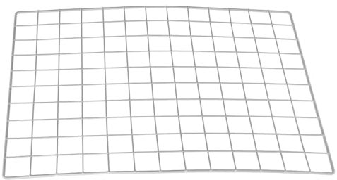 QUMIIRITY Panel De Rejilla Metálica Grande 48,5x37,5 Cm De Hierro Blanco Resistente para Almacenar Pared Cuadrícula, Herramienta De Decoración y Organizador Funcional para Habitación o Salón
