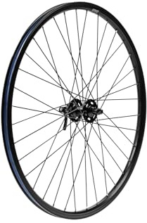 28 Zoll Vorderrad Laufrad – Exal EX19-622 Felge schwarz – 36 Loch –XT Nabe HB-M756 Disc – 6-Loch Scheibenbremse – inkl. Schnellspanner – Einbaumaß 100 mm