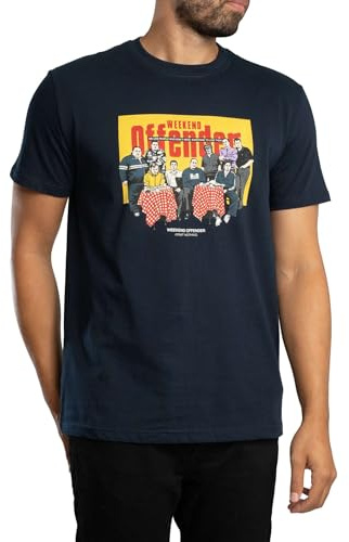 Weekend Offender Herren Vision Grafik T-Shirt, Navy, L