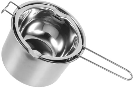 SAFIGLE Stainless Steel Double Boiler Melting Pot for Baking and Cooking Sauces, Compact and Lightweight Design with Integrated Moulding for Melting Chocolate and Heating Oil