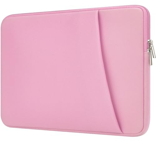 HEDUGO 13 Inch Laptop Sleeve Case with Accessory Pocket Portable Carrying Case Padded Computer Pouch Cover Protective for Macbook Air 13.6 Inch M4 M3 M2 2025-2022, 14 Inch Macbook Pro M4 M3 M2 M1