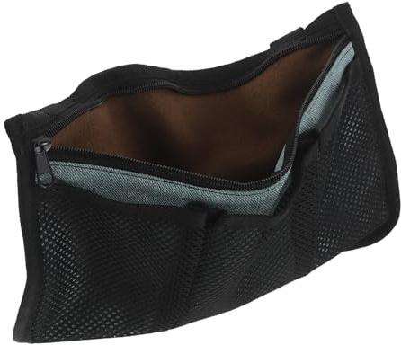 WESIEVYA Wheelchair Side Storage Bag for Seniors Folding Mesh Pouch Organizer Portable Wheelchair Side Bags Armrest Pockets for Power Rollators Walkers
