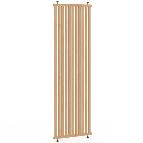 IDMarket - Trennwand Claustra 250 x 80 cm aus Holzleisten, eichenfarbig