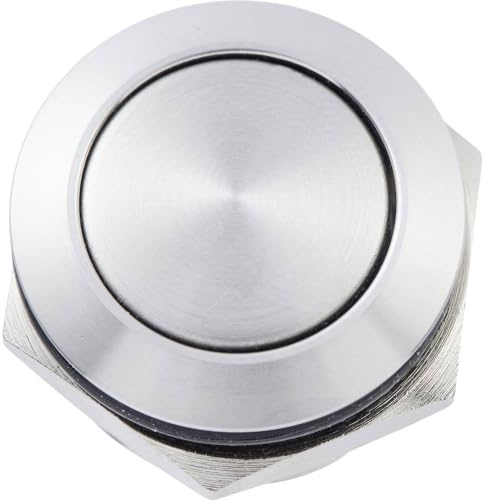 Heidemann 70524 Klingeltaste, einfach, Edelstahl, 48 V AC/2 A