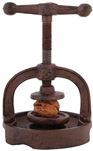 Vintage Style Cast Iron Nut Cracker Press or Vice. Gift Boxed