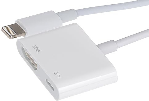 Nikkai Lightning auf HDMI/Lightning Adapter, Weiß