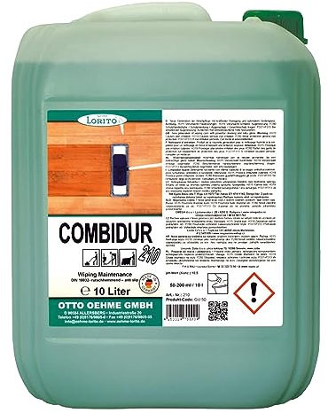 Lorito Combidur 210 Wischpflege, Konzentrat, Unterhaltsreiniger Bodenpflege und Bodenreiniger, für Fliesen, Parkett, Holz, 10 Liter