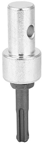 Tarière Pour Perceuse, résistant à l'usure Adaptateur De Perceuse À Tarière De Jardin Connecteur Métal 2 Puits Robuste connecteur SDS Plus accessoire de forage