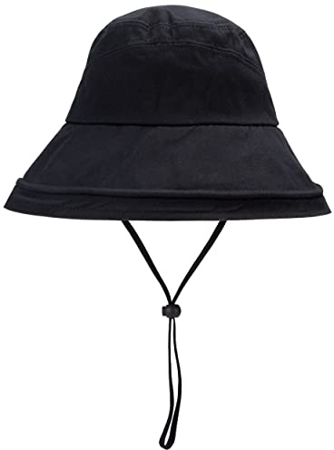 Sombrero para el Sol Sombrero de ala Ancha Prueba de Viento Gorro de Cubo de Algodón Protección UV para Mujer Verano al Aire Libre