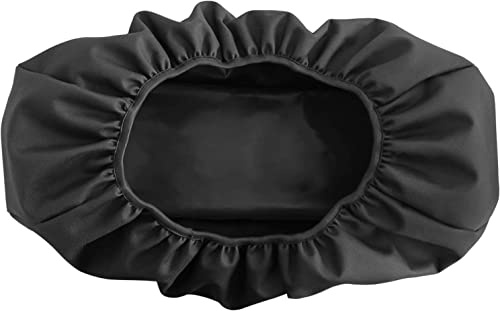 2PCS Winch Cover,, Protect Your Winch from Dust and Water with Heavy-Duty Waterproof Cover, Ideal for Electric Winches 8500-17500 lbs, Indoor/Outdoor Use - Black, 21.5” x 9.5” x 7.5