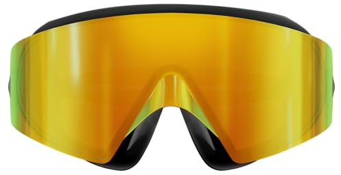 Aquasphere Defy Ultra - Swimming mask with panoramic vision, frameless hydrodynamic design, anti-glare protection, ideal for outdoor swimming and triathlons