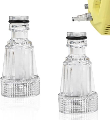 2 pièces Filtre à Eau pour Nettoyeur Haute Pression, Protégez Votre Pompe et Optimisez Vos Travaux de Nettoyage, pour Les raccords de Jardin, pour Nettoyeur Haute Pression (2 pcs)