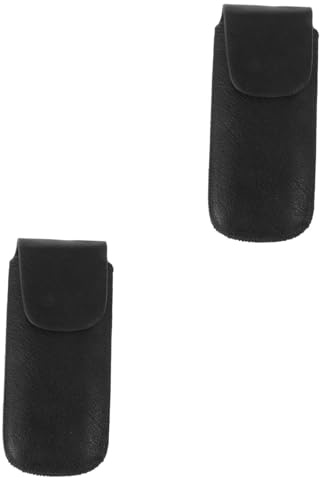 SAFIGLE Mundharmonika Tasche Aus Kunstleder 2 Stück Für 10-Loch Blues Harp Schutzbox Mit Sturzsicherer Und Wasserdichter Hülle Für Musikinstrumente Aufbewahrung