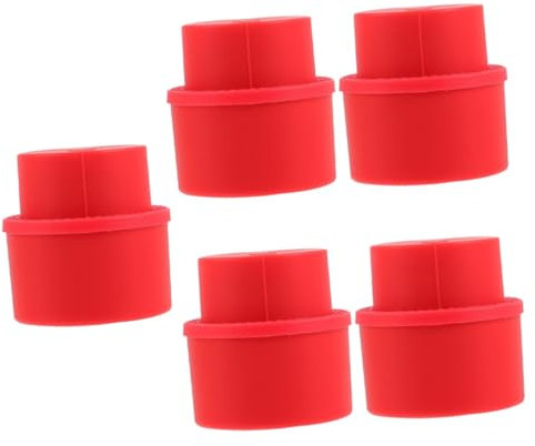 Amosfun Pcs Reusable Stoppers Airtight Soda Cap for Beer Round Shape Bottle Plugs Glass Bottle Sealing Plugs Preserve Content Unique