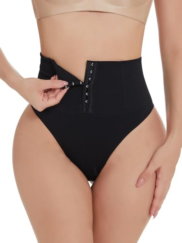 LAZAWG Culotte Gainante Femme Thong Panty Taille Haute Panty Gainante Shapewear Confortable Gaine Ventre Plat