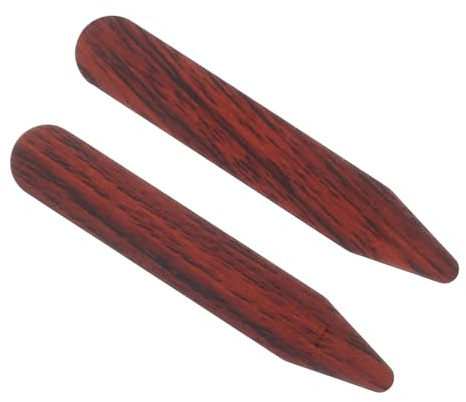 COSMEVIVI Stecche per Colletto da Uomo in Legno Supporto per Colletto Camicie Eleganti Camicia Formale Camicia Accessori per Camicie da Uomo