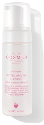 Cosmed Gentle Foaming Cleanser – milt rengöringsskum för känslig och rodnad – mild rengöring utan uttorkning – doftfri och dermatologiskt testad – 150 ml