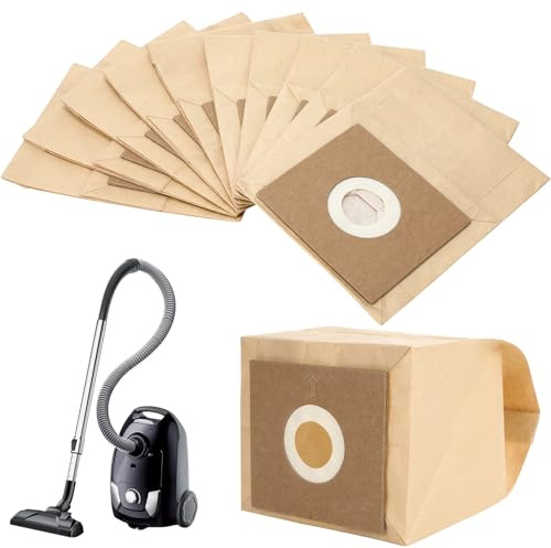 10PCS Vacuum Cleaner Bags for Bush Argos Vytronix Hoover 10x11cm Dust Bags | Fit for Bush VCB35B15C1J7W-70, Vytronix RBC02/BC-402/BC-501, Argos VC-401/402, Proaction CJ021/CJ032, Hoover Telios/Arianne