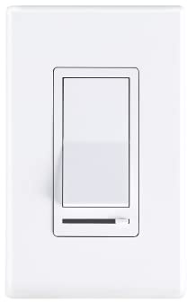 Cloudy Bay in Wall Dimmer Switch for LED Light/CFL/Incandescent,3-Way Single Pole Dimmable Slide,600 Watt max,Cover Plate Included