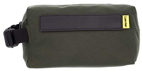 Calvin Klein Nastro Logo Washbag Dark Olive