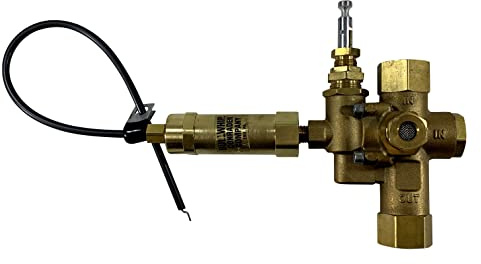 1/2 NPT Combination Pilot, Unloader, Check Valve plus Throttle Control Cable for 8HP - 13 HP Gas air Compressors and Below (140-175 PSI, 12 Throttle Control Cable & Unloader Valve)