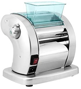 generico Macchina per Pasta Elettrica Fatta Casa Tirapasta Manuale Stampi Raviolatrice Stendi Sfogliatrice Pasticceria (Argento,Coltello tagliatelle da 2 mm/4,5 mm)