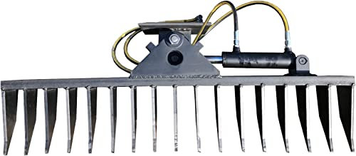 Roderechen Universal Hydraulisch schwenkbar Wurzelreche Minibagger Breite 100cm