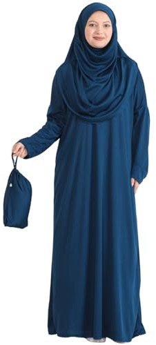 Prien Gebetskleidung Für Frauen Mit Rosenkranz Tasche Hijab, Islam Damen Kleidung Set, Abaya Kopftuch, Muslim Kleider, Khimar