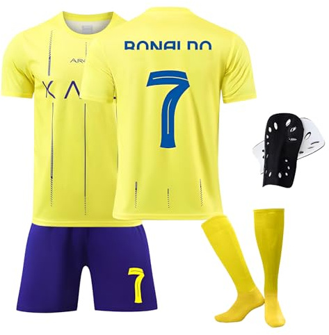 Sternstunde Trikot Sets Kinder, Hause/Auswärts Fußballtrikot für Kinder,Herren Jungen Fussball Jersey Football Trikots, Sportshirt Junge Football Training Tshirts Shorts und Socken Anzug (26)