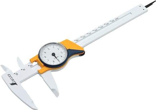 Famex Werkzeuge Shinwa 19899 - Calibre de reloj de fibra de vidrio (150 mm, precisión de 0,1 mm)