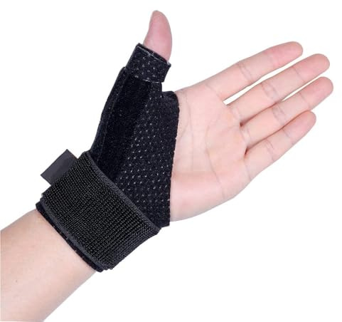 Norhogo Attelle de Pouce à Compression Réversible, Orthèse de Pouce pour Femmes Hommes, main gauche main gauche