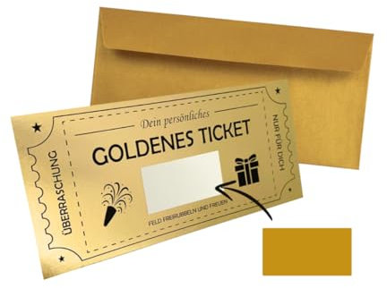 PuK Krämmer GmbH Gutschein zum selber ausfüllen mit Rubbelaufkleber | Rubbelkarte zum selbst beschriften | Geschenk für Sie, Muttertagskarte, Geburtstagskarte, Jahrestag, Vatertag