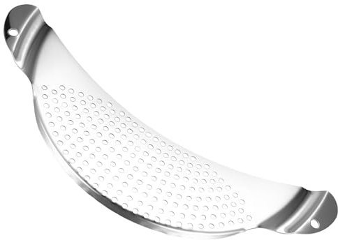 Topfsieb Edelstahl, Topf Nudelsieb Edelstahl, Abtropfen Sieb, Ø 33.2cm Abgiesshilfe für Töpfe Sieb, Flaches Sieb Topf Abtropfsieb Küchensieb für Töpfe, Kochtöpfe, Gemüse, Nudeln Topf Sieb