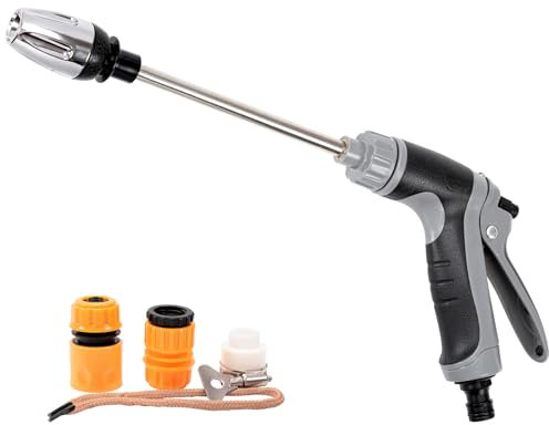 Turbowasher Ultra Turbo Washer pour tuyau d'arrosage - Buse de nettoyeur haute pression pour augmenter la pression de l'eau - Embout de pulvérisation pour pistolet à eau haute pression - Douchette de