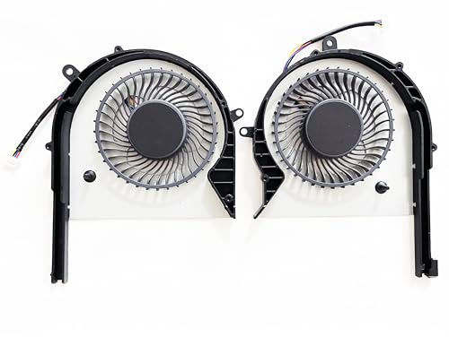 Fleshy Leaf CPU+GPU Cooling Fan Replacement for Asus Rog Strix GL503GE GL703GE PX703GE GL503GE-RS71 GL503GE-ES73 GL503GE-US72 GL703GE-ES73 12V DFS2013121A0T FKLH DFS593512MN0T FKLJ