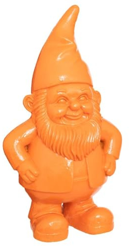 Atmosphera - Statue Nain de Jardin déco extérieur Anao H.42cm résine Assorti - Orange