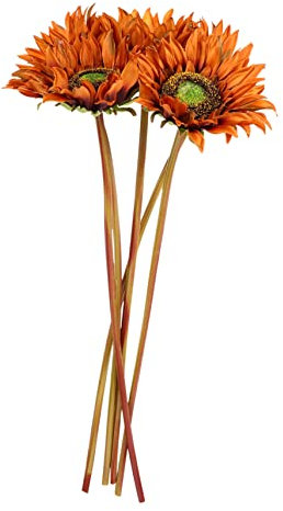 Cabilock Flower Bouquet Silk Chrysanthemum Fake Floral Arrangement for Photography