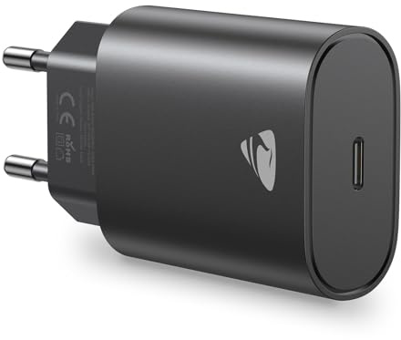 Aioneus Cargador USB C 20W Cargador iPhone Carga Rapida Tipo C Enchufe Rapido Cabezal Adaptador Pared Charger Corrient for iPhone 17/16 Pro Max/15/14/13/12/11, Samsung, iPad