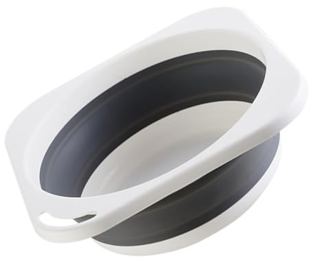Gatuida Lavabo Pliant Domestique Gris Moyen , Bassin De Nettoyage Cuisine Multifonction, Compact Et Portable, Pour Lavabo De Salle De Bain Et Bassin Pour Linge, Plastique Solide