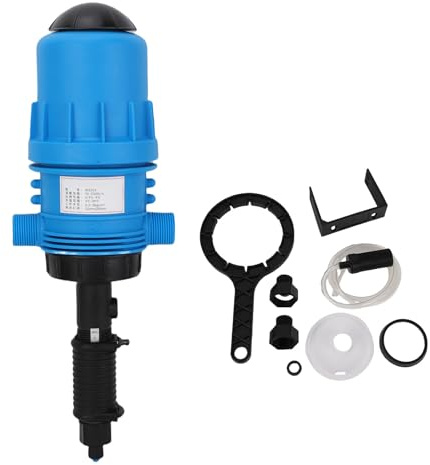 KELFEEAO Inyector de Fertilizante, G1 G3/4 Rosca Macho 0,4% a 4% Dispensador de Fertilizante Bomba dosificadora accionada por Agua a Prueba de erosión para hidropónico de riego