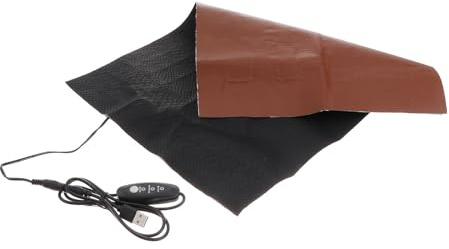 BESTYASH Heizkissen Bequeme Heizmatte für Haustiere mit Verstellbarer Temperatur USB Zufällige Farbe Elektrisches Pu Material für Kleine Hunde und Katzen im Innenbereich