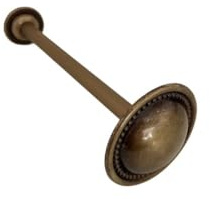 TENDAGGIMANIA Raffhalter für Vorhang - Wand Montage - Massnahme Halterung: 20 cm x 7 cm, Farbe des Raffhalter Bronze