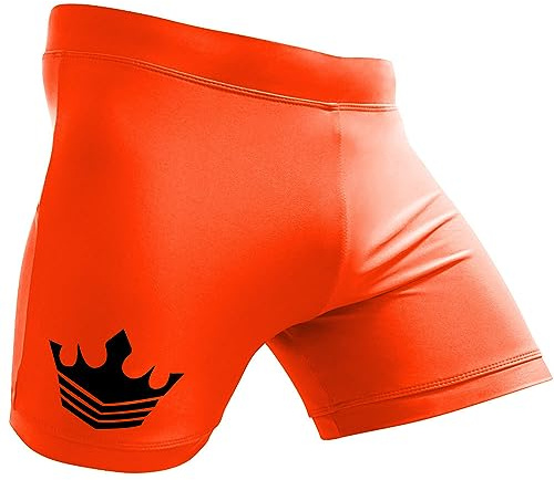 Meister MMA Crown Vale Tudo Fight Shorts - Orange - 36/37