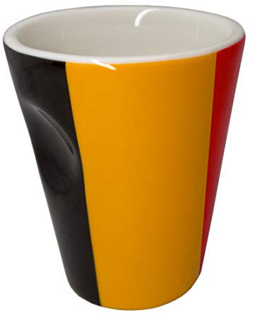 Taza de porcelana para expreso diseño bandera Belgica