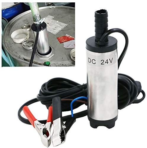 LifeBest Bomba Sumergible eléctrica de 12V 24V DC para bombear Aceite Bomba de Transferencia de Combustible de Agua Bomba de Combustible eléctrica Universal