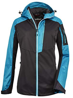 Killtec Damer Eiskar Wmn Softshell Jckt softshell jacka med huva Mörkelantra 36