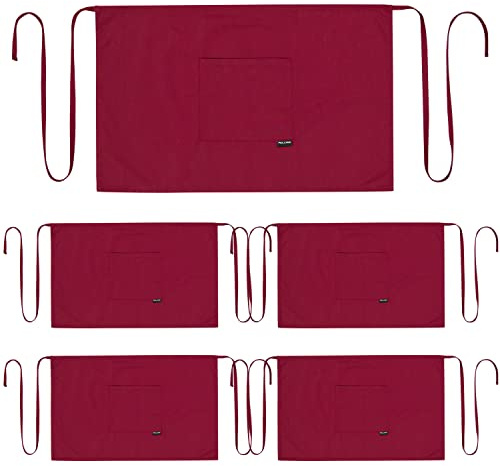 PALLTEX Amaya Vorbinder Unisex Vorbinder Männer Kurz Vorbinder Damen Kurz Schürze Damen Schürze Herren für Kochen Basteln Malen Backen