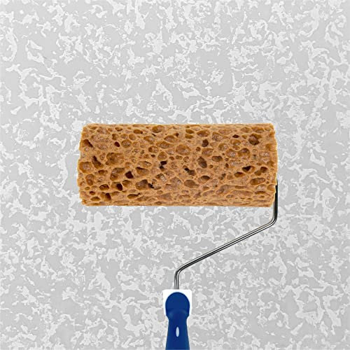 Hanroy Sponge Paint Roller Small 7 for Texture Painting Decorators Brush Tool, Fast and Easy Pattern Art Sponge Roller for Home Wall M90F